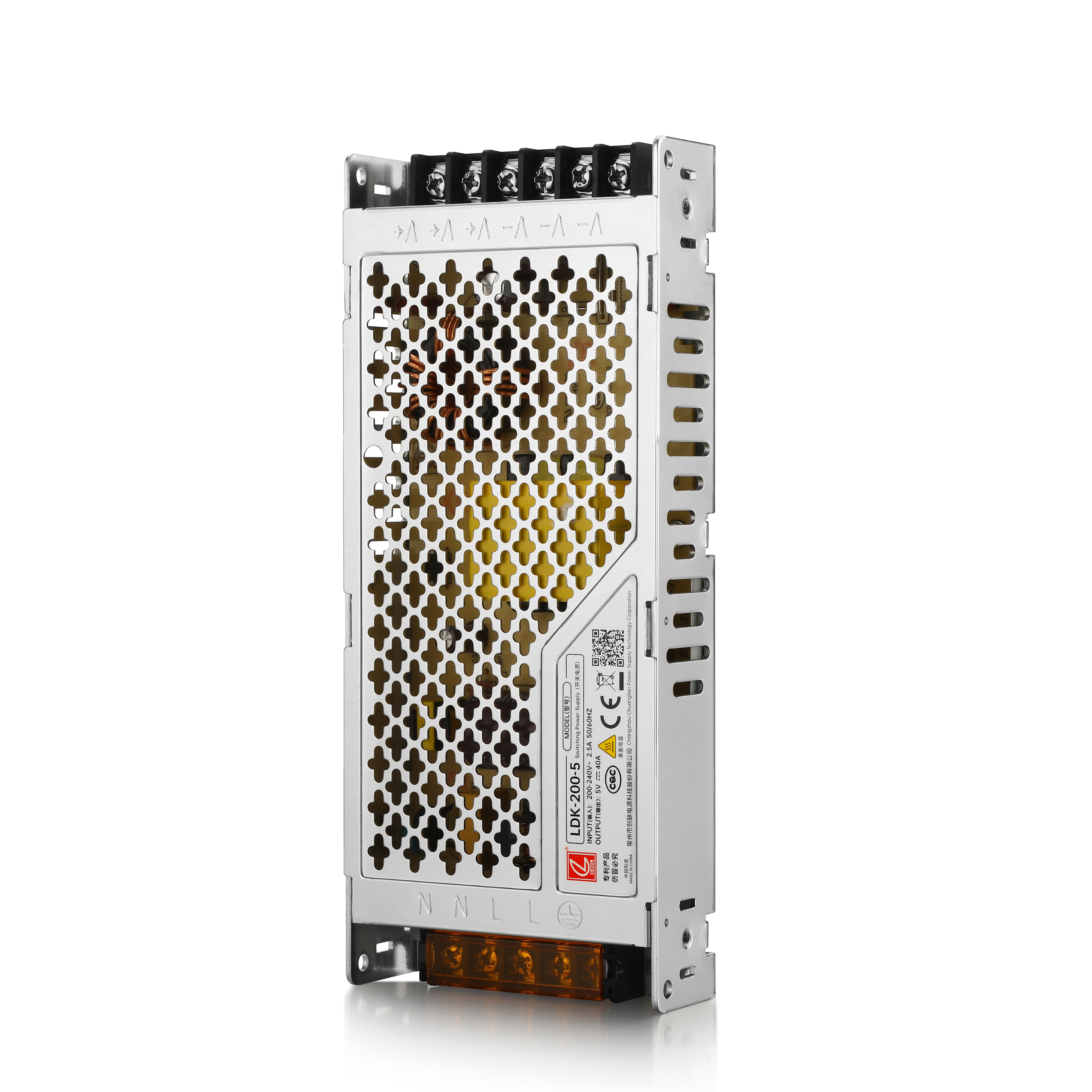 LDK200 অতি-পাতলা PFC LED ডিসপ্লে পাওয়ার সাপ্লাই