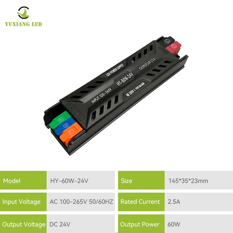 DC 24V 100W অতি-পাতলা সেমি-পটেড LED পাওয়ার সাপ্লাই